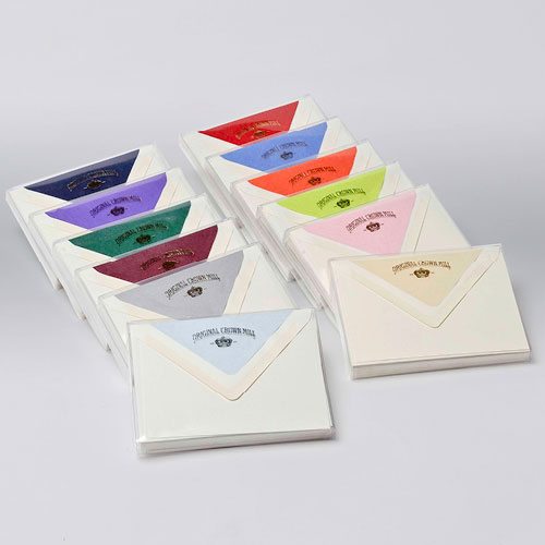 Silk Range - Paper & More - Suppliers Of Crown Mill Fine Stationery